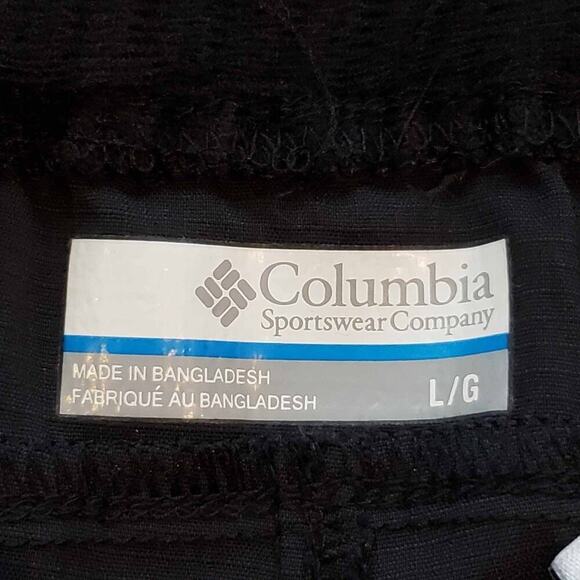 Columbia Pants Black Cargo Jogger Hiking Womens Size Large L Black Drawstring - Picture 9 of 10